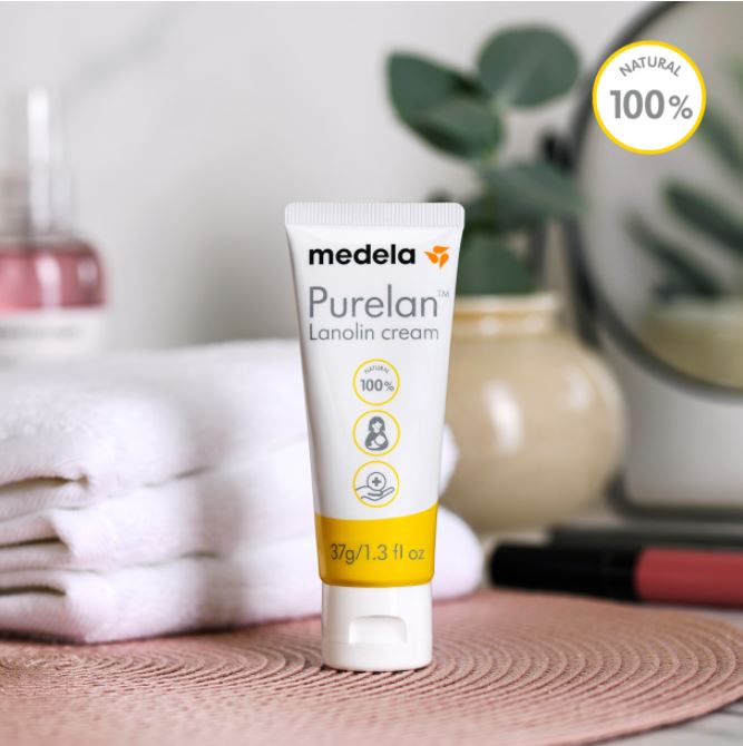 The Medela Purelan lanolin cream is the lifesaver you need for