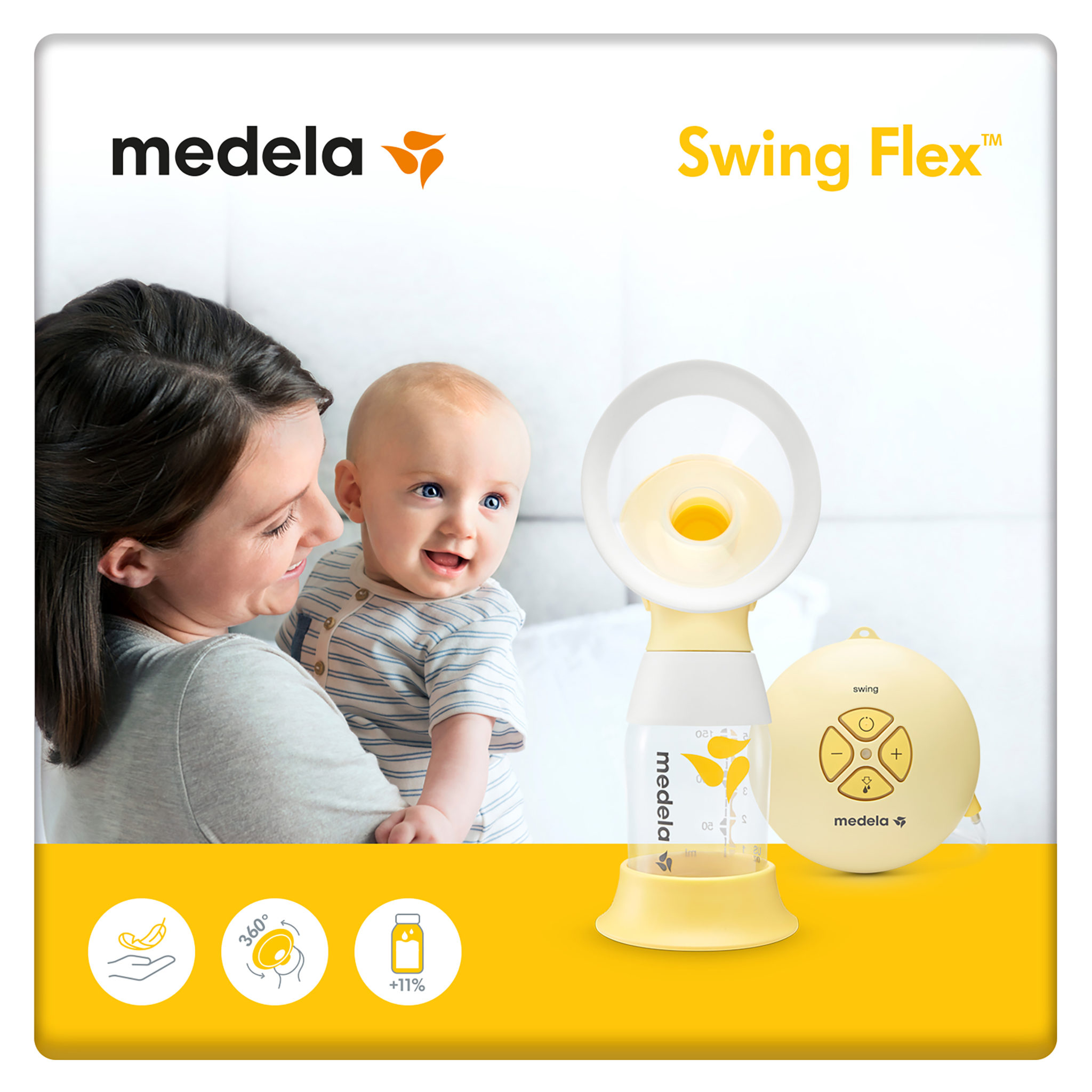 Swing Flex Breast Pump Single Electric Breast Pump Medela