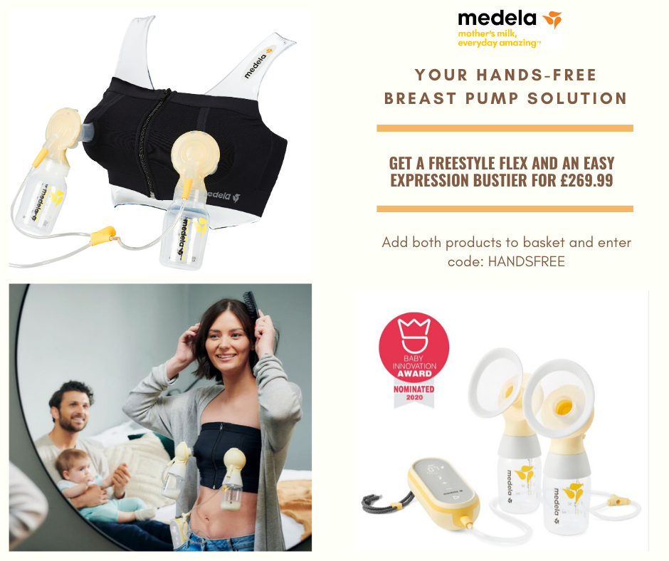 Medela Easy Expression Hands-Free Pumping Bustier Bra