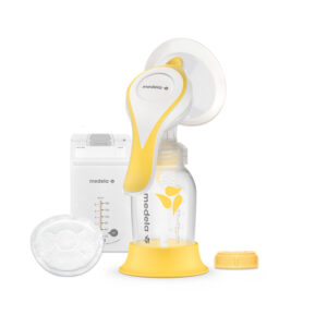 Image of Harmony Breast Pump with Breast Pad and Breast Milk Storage Bag