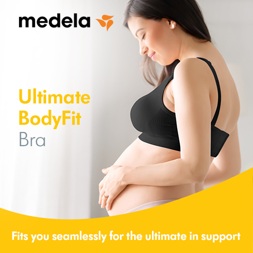 Medela Women's Ultimate BodyFit Bra Seamless maternity and nursing bra for outstanding fit and support during pregnancy and breastfeeding