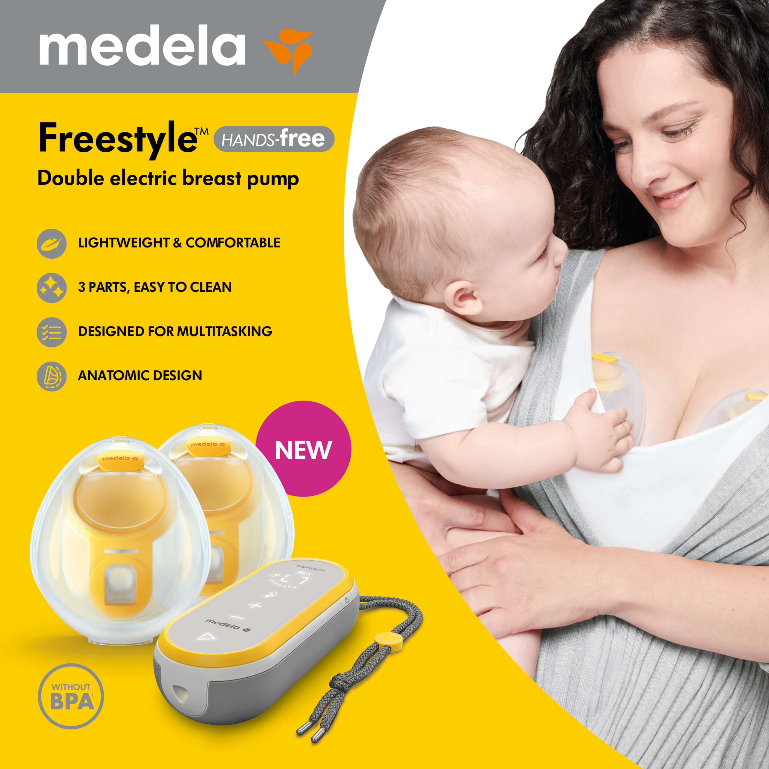  Medela Freestyle Hands-Free Breast Pump