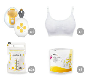 Single Wearable Breast Pump Set