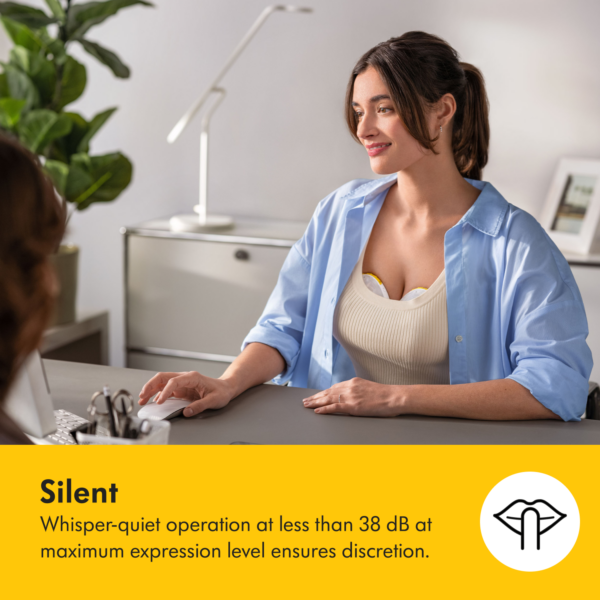 Silent, whisper quiet pumping experience